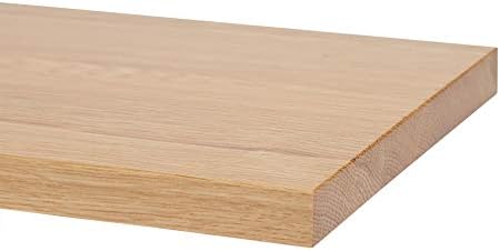 White Oak 1 1/2" X 250' Wood Veneer Edgebanding Preglued Roll - Flexible Wood Tape, Easy Application Iron On with Hot Melt Adhesive. Smooth Sanded Finish. Made in USA