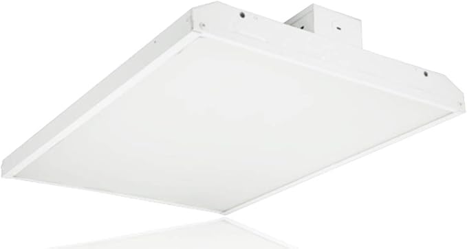 110 Watt 2 Foot High Bay | 5000K Daylight High Output 14410 Lumens | Wired 110W 100-277V High Bay | 50000 Life Hours 131LM/w | 1 Pack by GoodBulb