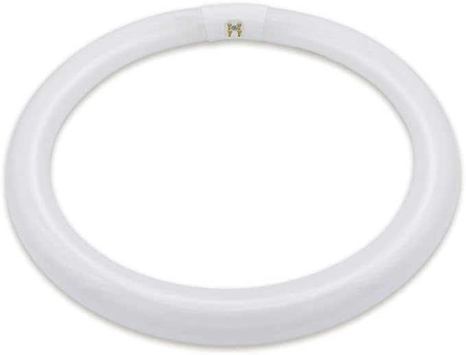 lumenivo FC16T9 40W Circline Fluorescent Bulb Replacement 16 Inches - T9 Bulb with 4-Pin Base (G10Q-4) – 6500K Daylight - 1 Pack