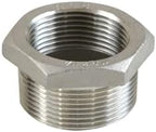 1" X 1/8" 316 Stainless Steel Class #150 Threaded Hexagon Bushing Hex Bushing Reducer Pipe Fitting Adapter