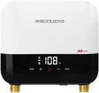 MIZUDO 3.5kW Tankless Water Heater Electric, 120V White
