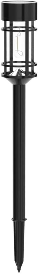 8 Pack Solar Pathway Lights Outdoor, Waterproof Solar Lights Outdoor with Metal & Glass - Auto On/Off, Long-Lasting, Landscape Lighting Garden Decor for Yard, Lawn, Driveway, Walkway