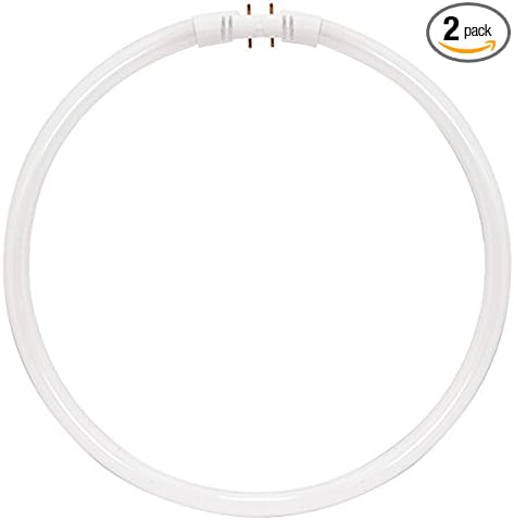 KOR (Pack of 2) FC40T5/-12 T5 Flurescent Circline - 40 Watt - 2GX13 Base - (FC12T5) (4100K - (Cool White))