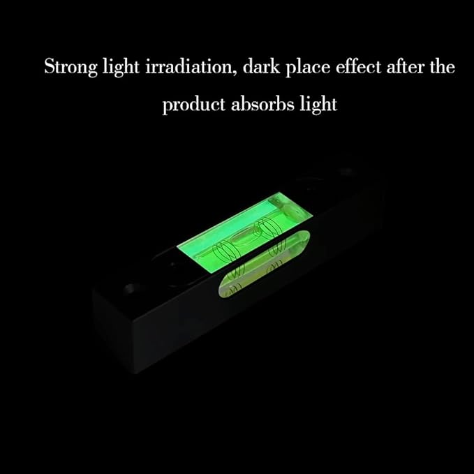 High precision aluminum alloy metal adjustable level bubble small square bar luminous magnetic length 120 hole pitch 100MM