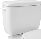 Toilet Handle Replacement Kit, Side Mount Toilet Trip Levers with Seal Gasket and Nut, with Stainless Steel Flapper Chains, Universal Replacement for Most Toilets (White)