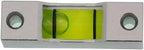 Aluminum alloy small bar level, square horizontal bubble, water level ruler, installation hole adjustable head (35 * 8 * 8mm)