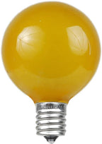 Novelty Lights 25 Pack G40 Yellow Outdoor Globe Bulbs, Light Bulbs Glass Incandescent Bulbs with 3000 Hour Lifespan, Globe String Lights Replacement Bulbs