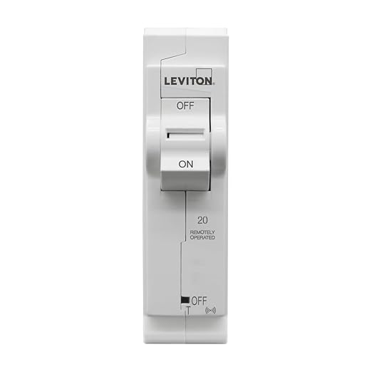 Leviton LB120-ST 2nd Gen Smart Circuit Breaker with Remote Control, Standard, 1-Pole 20 Amp, 120-Volt, 10kA Interrupt Rating