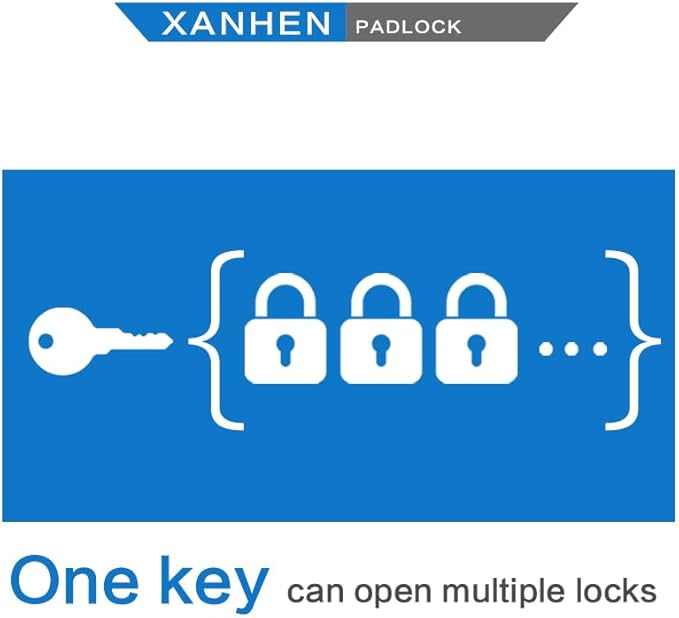Keyed Alike Laminated Steel Padlocks with Normal Shackle for Sheds, Fences & Lockers (48-Pack)