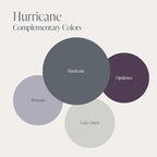 Country Chic All-in-One Chalk Paint for Furniture, Cabinets, Home Decor, Eco-Friendly, Matte Finish, Built-In Primer & Top Coat for Wood, Metal - Hurricane (Cool Grey) - Quart 32 oz (950 ml)