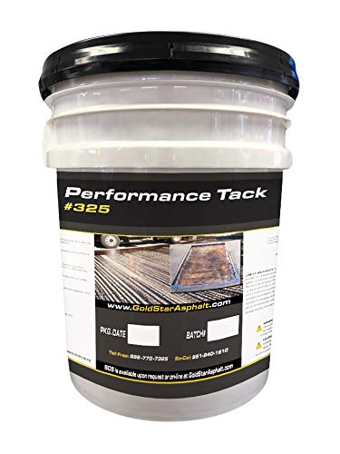 GoldStar Asphalt Performance Tack | High-Bond Emulsion for Paving, Patching & Repairs | Fast-Drying, Contractor-Grade Asphalt Adhesive | 5-Gallon Bucket