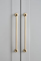 Goo-Ki 6.3"(160mm) c-c Champagne Bronze Cabinet Handle Drawer Pulls Zinc Alloy Kitchen Hardware - 6 Pack Modern Bar Pull Handles for Cupboard Wardrobe,9338UBR-160