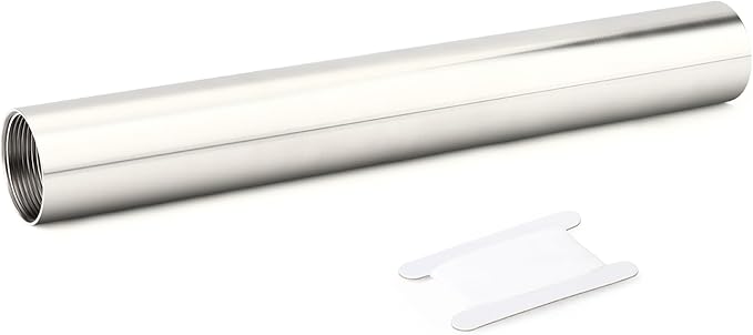 TAISHER 1PCS Stainless Steel Pipe Fittings, 1-1/2" NPT Female x 1-1/2" NPT Female Threaded, 12" Length Nipple Cast Pipe