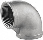 2" 316 Stainless Steel 150# Threaded 90 Degree Elbow Pipe Fitting
