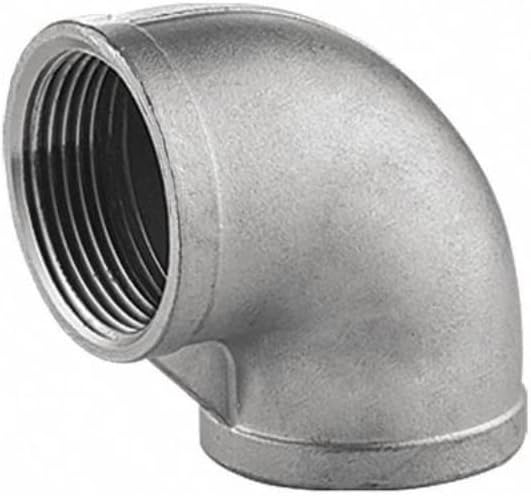 2 1/2" 304 Stainless Steel 150# Threaded 90 Degree Elbow Pipe Fitting