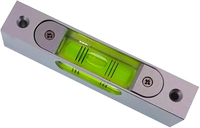 High precision aluminum alloy metal adjustable level bubble small square bar luminous magnetic length 120 hole pitch 100MM