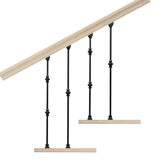 Adjustable Angle Connectors with Satin Black Shoes: 30 Connectors 15 Flat 15 Rake (for Installing 1/2” Metal Balusters)