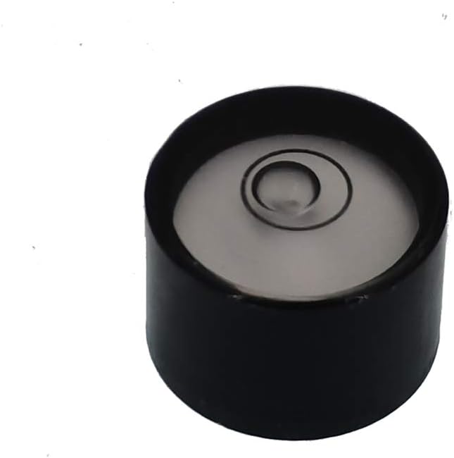 GPS RTK level, centering rod, carbon fiber horizontal bubble accessories with screw holes(20x13.5mm black white)