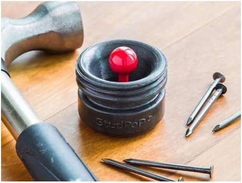 StudPoP® Original Smart Magnetic Stud Finder – No Batteries, No Calibration, 3X More Reliable, Perfect for Lath & Plaster, Metal Studs – Visual & Audible Indicator, Simple & Fun to Use – 1" Magnet