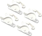 QCAA Zinc Die Cast Window Sash Lock, 2-7/16", White, 4 Pack, Made in Taiwan