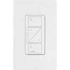 Lutron Caseta Original Smart Dimmer Switch (Lutron Smart Hub Required), for LED Lights, 150 Watt, Single-Pole/3-Way, No Neutral Required, PD-6WCL-WH-2, White, 2 Pack