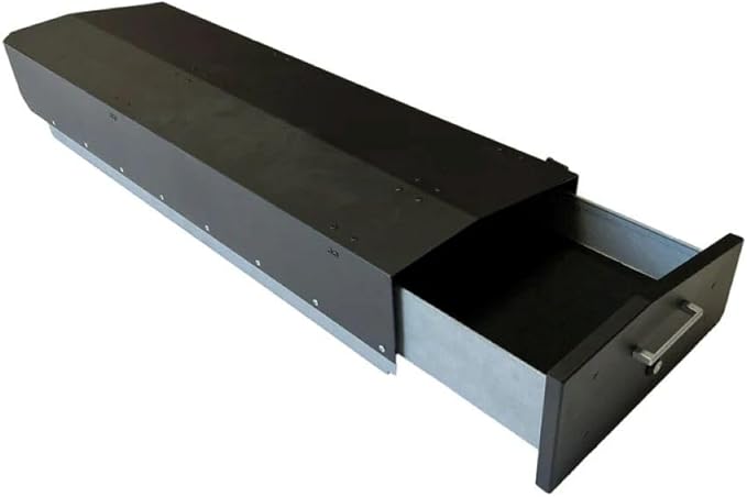 GearLok UnderSeat Truck Locker – Secure Under Seat Storage for Ford F-Series Trucks – Lockable Truck Organizers and Storage for Tools, Ammo and Equipment (Fits 41"x13"x4.5" Interior)