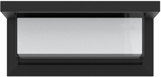 6000K Porch Lights Outdoor, 18W 1800LM LED Wall Light, IP65 Waterproof Anti-Rust Aluminum Modern Exterior Fixtures for Over Door, Garage, Patio (2 Pack)