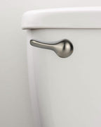 Hidnvefen Toilet Handle Replacement Kit Universal Toilet Flush Handle, Zinc Alloy Toilet Tank Trip Lever with H2 Brass Arm, Compatible with American Standard/Mansfield Toilet, Brushed Nickel