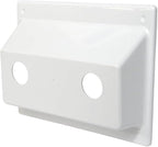 White Duo Faucet Mount KIT Faucet Bezel Stand Off Faucet Cover