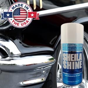 Sheila Shine 12 x 10 Oz Stainless Steel Cleaner and Polish Spray w/Microfiber Cleaning Cloth, Removes Grease, Fingerprints, Streaks, Household Kitchen Cleaner Spray for Stainless Steel & Appliances