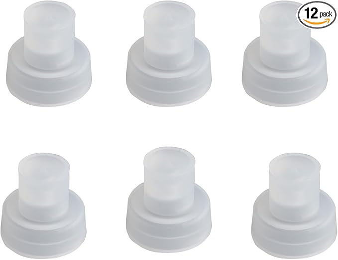 12 PCS 00600.1000 fits for Bunn Silicon Seat Cup Faucet,White Tea nozzles 006001000 (12)