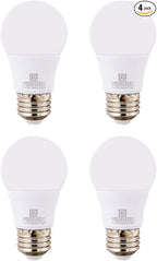 12V-60V LED Light Bulb E26 Regular Light Base, 4000K Daylight, 12V AC DC Low Voltage 3W LED Equivalent 25W Incandescent Lamp, Medium Screw Base, 12V 24V 32V 36V 48V 60V A15 Bulb, Not for 120V, 4 Pack