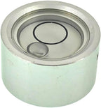 GPS RTK level, centering rod, carbon fiber horizontal bubble accessories with screw holes（21x13mm silver white）