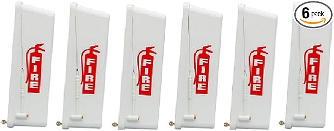 10# White Fire Extinguisher Cabinets Box Indoor/Outdoor Lot of 6