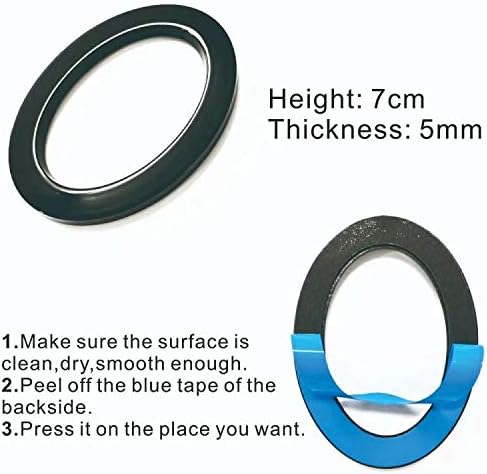 Diggoo 20 Pack Mailbox Numbers 0-9, 2.76 Inch High, Door Address Numbers Stickers for Apartment, House, Room, Office, Cars, Trucks, Black Plating Process Number Sign