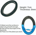 Diggoo 20 Pack Mailbox Numbers 0-9, 2.76 Inch High, Door Address Numbers Stickers for Apartment, House, Room, Office, Cars, Trucks, Black Plating Process Number Sign