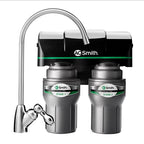 AO Smith Under Sink Water Filter System - Reduces PFAS, Lead, & Chlorine in Drinking Water - Under Counter Claryum Filtration for Kitchen - 2-Stage - AO-US-200