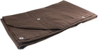Mytee Products 10' x 12' Dark Brown Canvas Tarp 12oz - Water Resistant & Breathable - Heavy Duty Tarps - Multipurpose Tarpaulin Cover for Camping Tent
