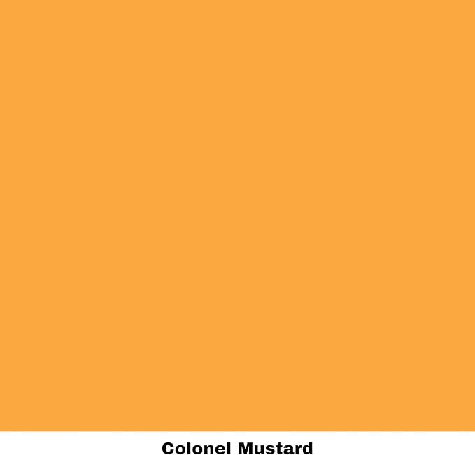 Dixie Belle Paint Company Chalk Finish Furniture Paint - Colonel Mustard (1 Gallon - 128oz) - Matte Retro Yellow Chic Chalk Mineral DIY Furniture Paint
