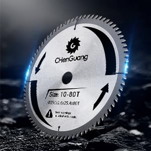 14 Inch 80 Tooth Miter/Tungsten Carbide Tipped Blade High-Performance Professioal Saw Blade for Cutting Wood