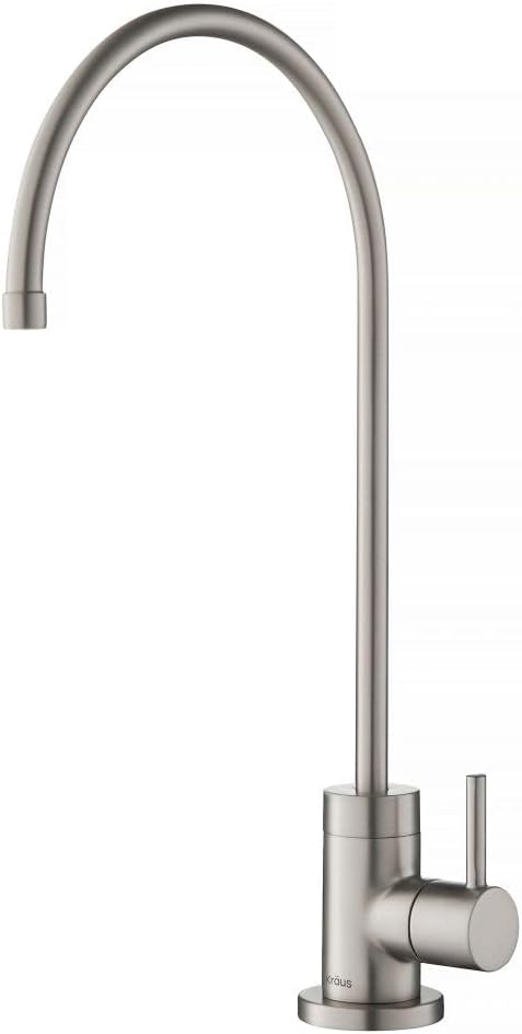 KRAUS Purita 100% Lead-Free Kitchen Water Filter Faucet in Spot Free Stainless Steel, FF-100SFS