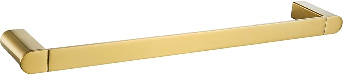 RANDOM Brushed Gold Towel Bar Rack Holder Rod 18 inch Hand Towel Holder for Bathroom Kitchen Hardware Accessories Wall Mount Contemporary Hotel Style 96026-2-18BG