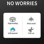 Window Screen Repair Kit 2 in X 16.5FT 3-Layer Strong Adhesive & Waterproof Tape Fiberglass Covering mesh, Repair for Window Screen and Screen Door tears Holes (2 in X 16.5FT)