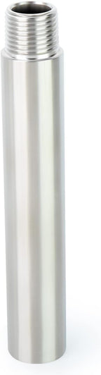 TAISHER 2PCS Stainless Steel Pipe Fittings, 3/8" NPT Male x 3/8" NPT Female Threaded, 6" Length Nipple Cast Pipe