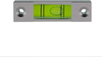 Aluminum alloy small bar level, bubble, square horizontal bubble, water level ruler, installation hole adjustable head (58 * 15 * 15mm)