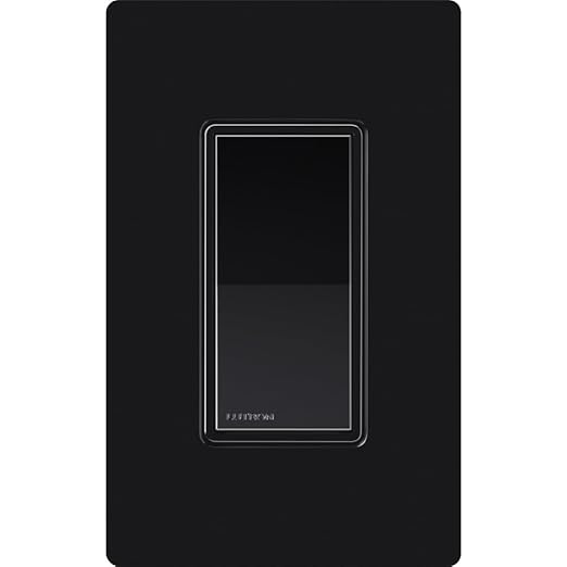 Lutron Sunnata On/Off Accessory Switch, only for use with Sunnata LED+ Dimmers, ST-AS-BL, Black