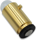 Technical Precision - 3.5V Retinoscope Bulb Replacement for Welch Allyn WA-08200 - Clear Halogen Bulb in Metal Cylinder Body with Protruding Pin - for Welch Allyn Streak Retinoscope - 1 Pack