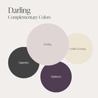 Country Chic All-in-One Chalk Paint for Furniture, Cabinets, Home Decor, Eco-Friendly, Matte Finish, Built-In Primer & Top Coat for Wood, Metal - Darling (Light Purple) - 8 oz (237 ml)