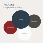 Country Chic All-in-One Chalk Paint for Furniture, Cabinets, Home Decor, Eco-Friendly, Matte Finish, Built-In Primer & Top Coat for Wood, Metal - Peacoat (Navy Blue) - 4 oz (118 ml)