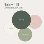 Country Chic All-in-One Chalk Paint for Furniture, Cabinets, Home Decor, Eco-Friendly, Matte Finish, Built-In Primer & Top Coat for Wood, Metal - Hollow Hill (Dark Green) - 4 oz (118 ml)